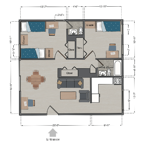 Grand Forest Triple floor plan