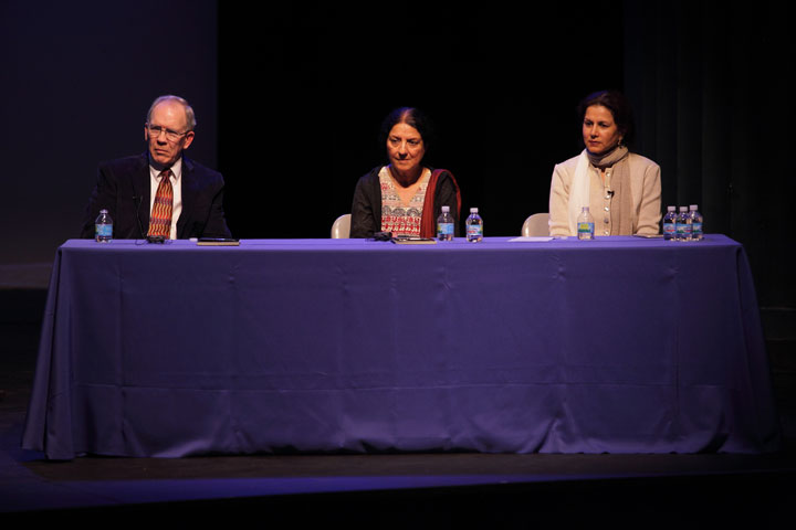 Jack Renard, Salma Arastu, and Ghazala Hayat. Photo by Jeffrey Vaughn.